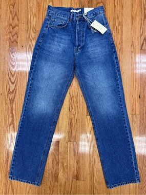 mnml Men's 5-Pocket Washed Blue Baggy Denim Jeans Skater Streetwear NWT Size 28